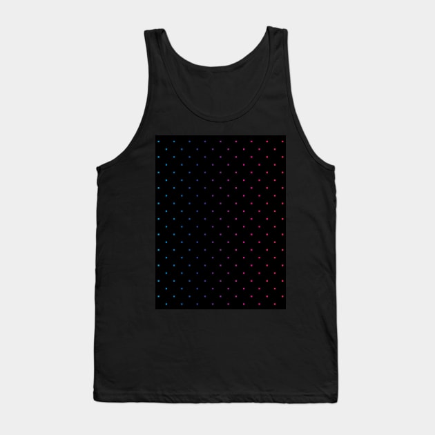 Pretty Simple Small Squares Rainbow Spectrum Tank Top by GDCdesigns